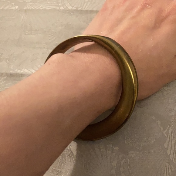 Handmade copper bangle - Picture 4 of 6